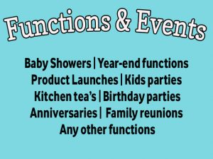 Functions at Blasters Mossel Bay